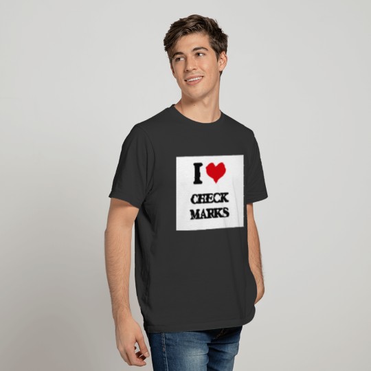 I love Check Marks T-shirt