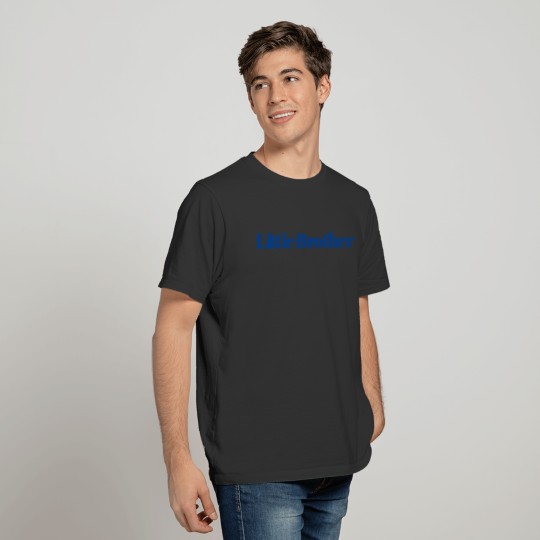 Customize with name text minimalist Little Brother T-shirt