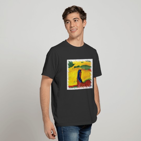 Franz Marc - Horse In A Landscape Painting T-shirt