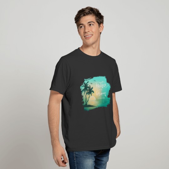 Tropical Isle Father of the Groom Teal ID581 T-shirt