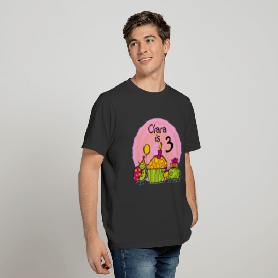 Ladybug Cupcake Customizable Birthday T-shirt
