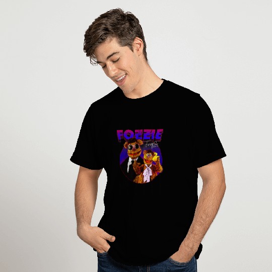 Disney The Muppets Fozzie Bear Gradient Neon Cir T-Shirts