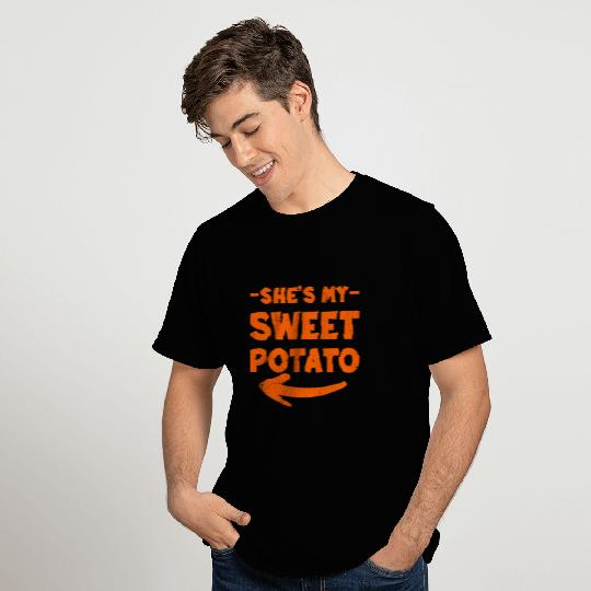 Shes My Sweet Potato I Yam Couples Funny Thanksgiving T-Shirts