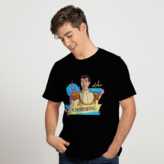 Disneyss Cinde Retro Couples Matching Her Prince Charming T-Shirts