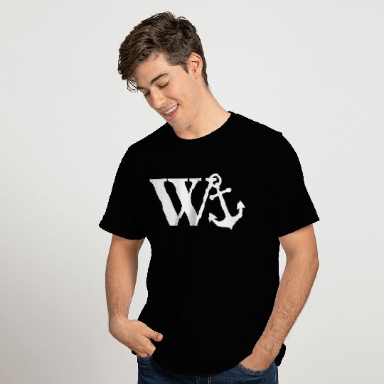 W Anchor Mens Funny Offensive T-Shirts