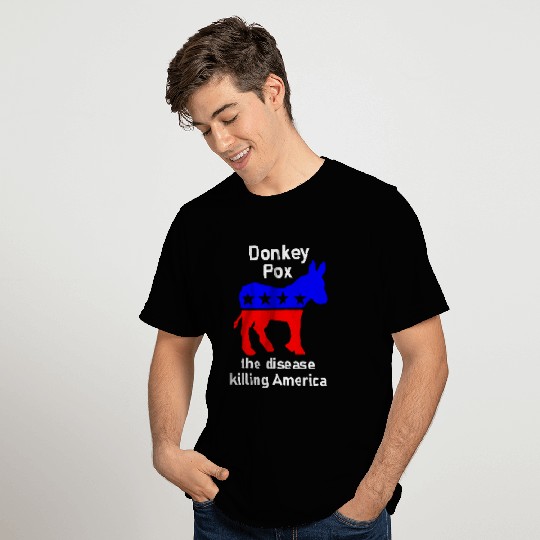 Donkey Pox donkey political funny 2satire T-Shirts