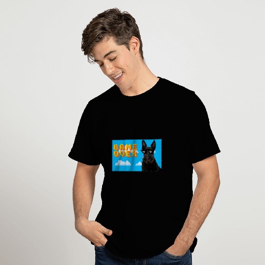 Scottish Terrier Pet 8Bit Game Over T-Shirts