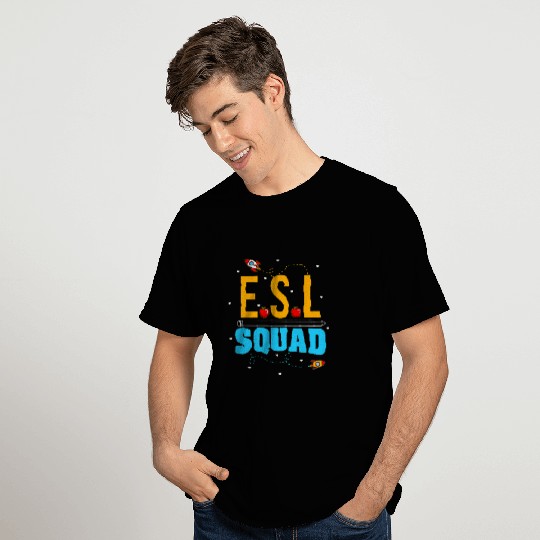 English Second Language Teacher Team ESL Squad Language T-Shirts