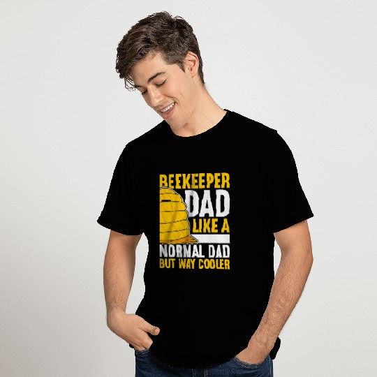 Beekeeper Dad Bees Honey Beekeeping T-Shirts