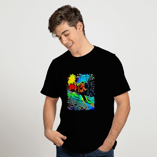 Skiing Pop Art T-Shirts