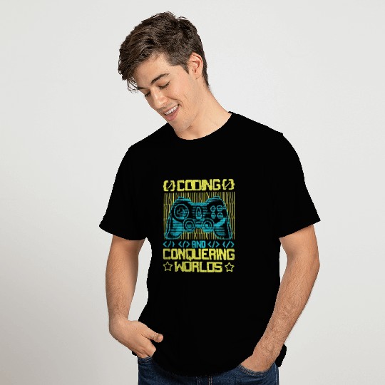 Web Developer Gamer Nerd Video Gaming Computer Programmer 1 T-Shirts