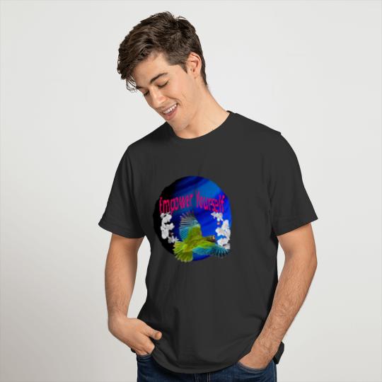 Empower Yourself Bird (Blue/Green) T-shirt