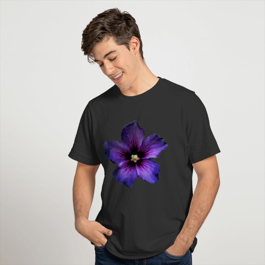 blue hibiscus T Shirts