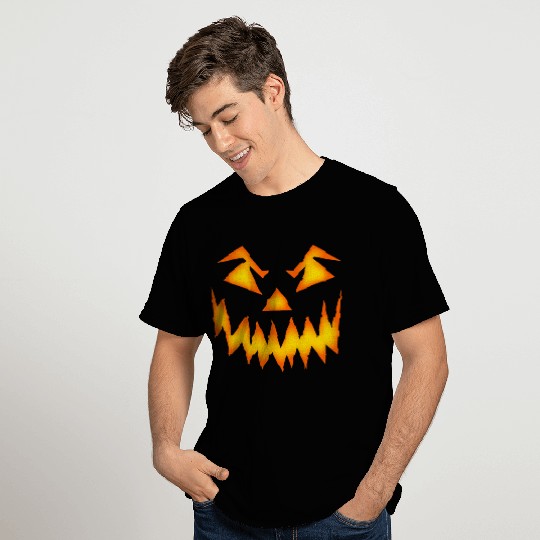 jack o lantern face T Shirts