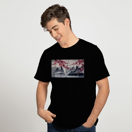 cherry-blossom-painting T Shirts