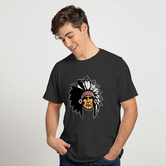 rock_face_indian_chief T-shirt