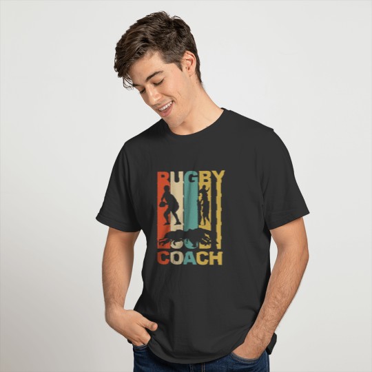 Vintage Rugby Coach Graphic T-shirt