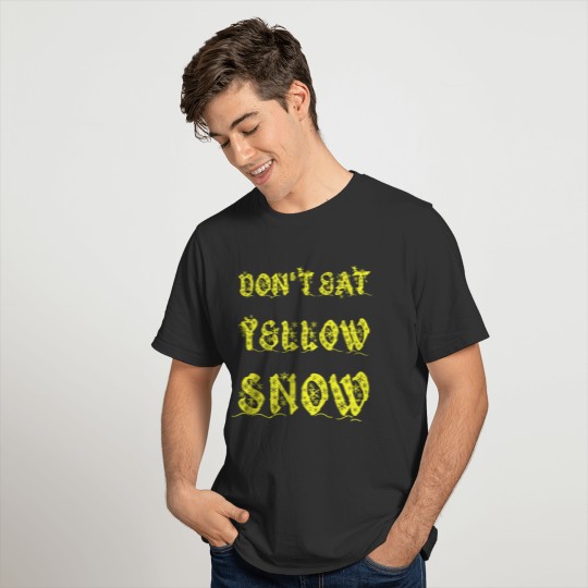 yellow snow T-shirt
