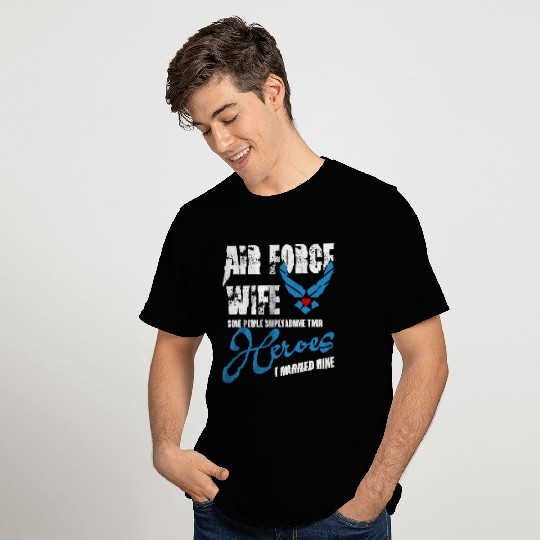 Superhero Air Force Wife T Shirts