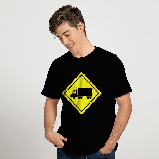 Traffic Sign Truck lane T Shirts