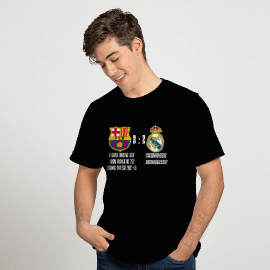 FC Barcelona 3 - 2 Real Madrid T Shirts
