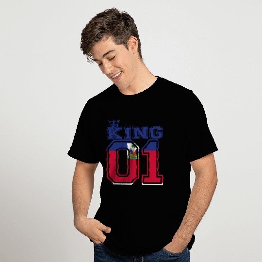 couple land king 01 prince Haiti T Shirts