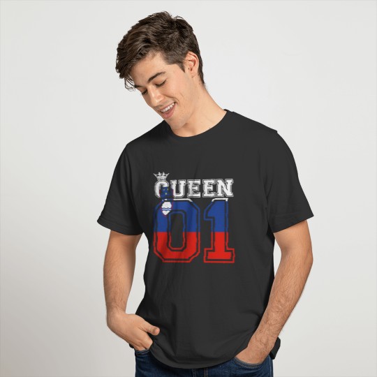 partner land queen 01 princess Slowenien T-shirt