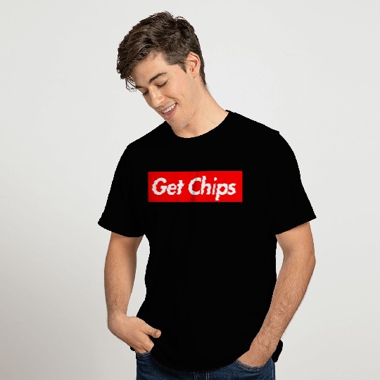 Get Chips Grey T Shirts