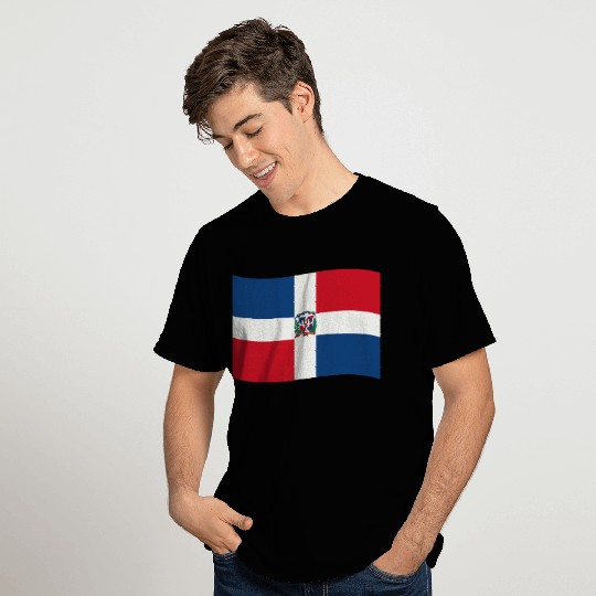 flag dominican republic T Shirts