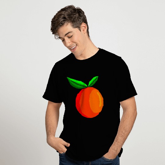 Orange Fruit Image T Shirts