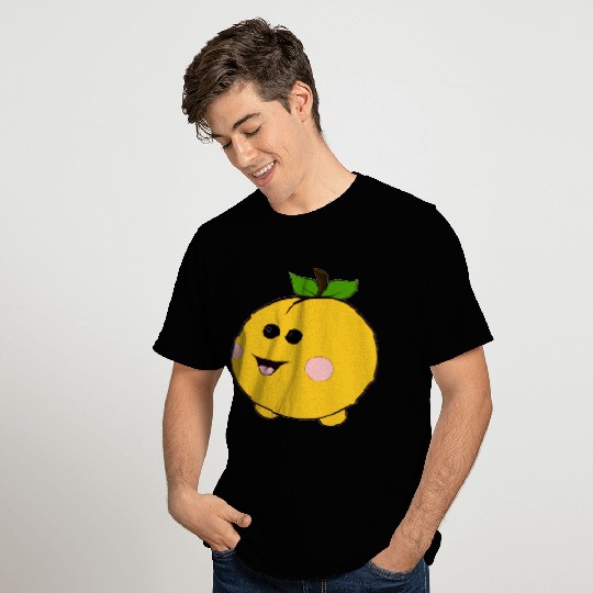 Orange Fruit Image T Shirts