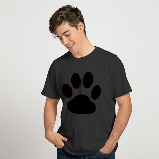 animal foot T-shirt