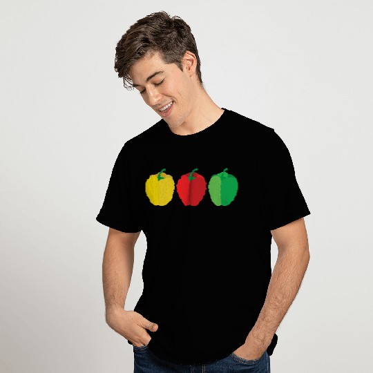 paprika pepper veggie vegetables gemuese4 T Shirts
