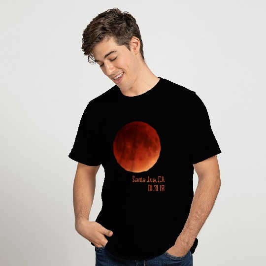 Total Lunar Eclipse 2018 Santa Ana California T Shirts