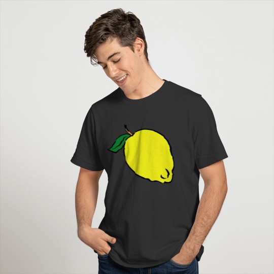 lemon fruit fresh sour citric gift present T-shirt