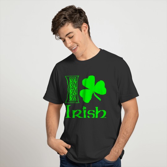 I Shamrock Irish Vector T-shirt