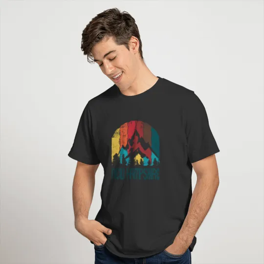 Retro New Hampshire Design for Men Women and Kids T Shirts