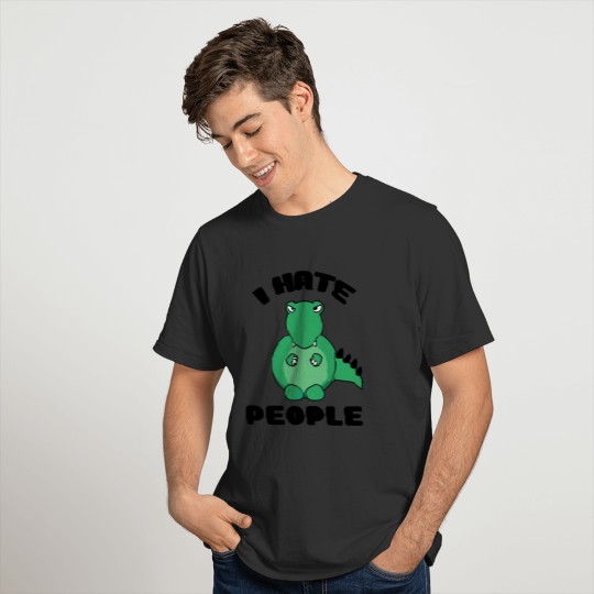 I Hate People Funny Dinosaur T Shirts T Shirts Cup Gift
