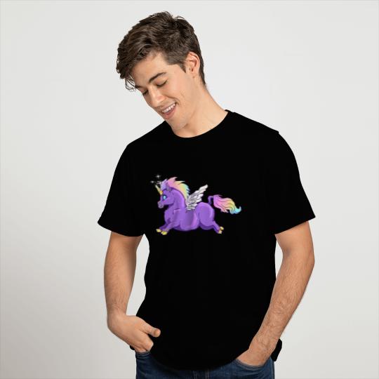 Lavender Unicorn T Shirts