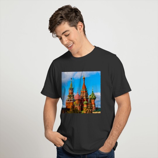 Moscow Kremlin and St. Basil Cathedral T-shirt
