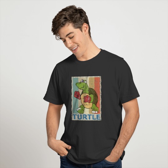 Turtle Tortoise Vintage Retro Style Grunge Reptile T-shirt