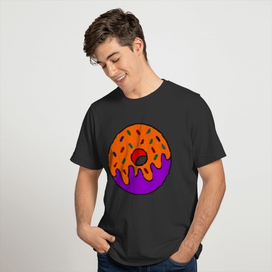 Doughnut Donuts Cartoon T-shirt