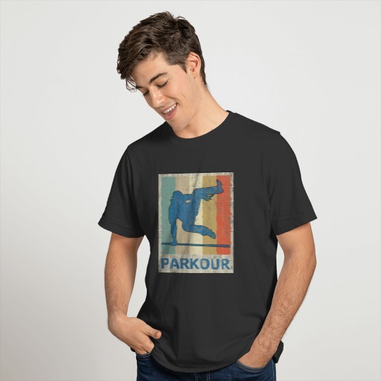 Vintage Retro Style Le Parkour Running Freerunning T-shirt