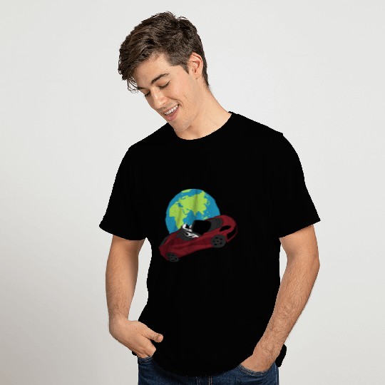 Tesla in Space – SpaceX Inspired Design T Shirts