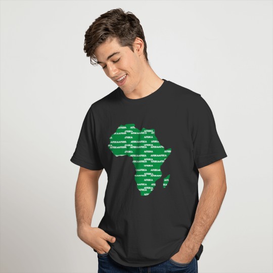 Afrika Map T-shirt