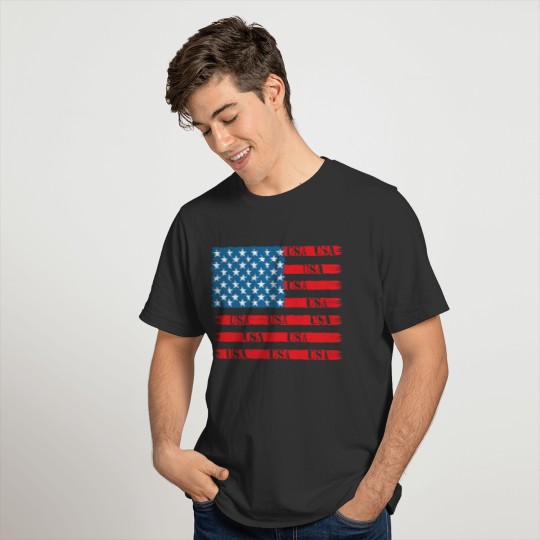 American flag T-shirt