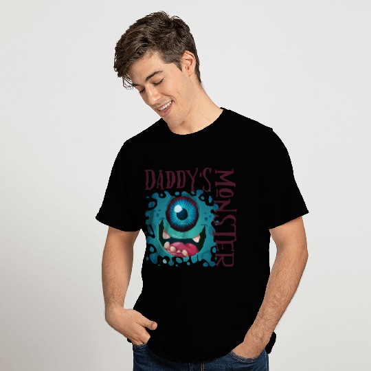 Daddy's Monster - Blue T Shirts