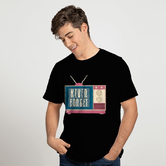 Never Forget VHS Tape Cassette Television Retro T Shirts