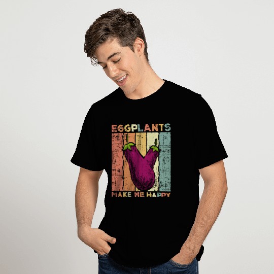 Eggplant Veggie T Shirts