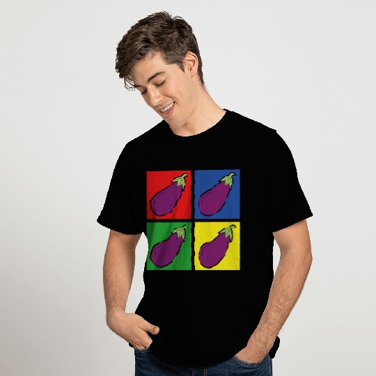 Eggplant Veggie T Shirts